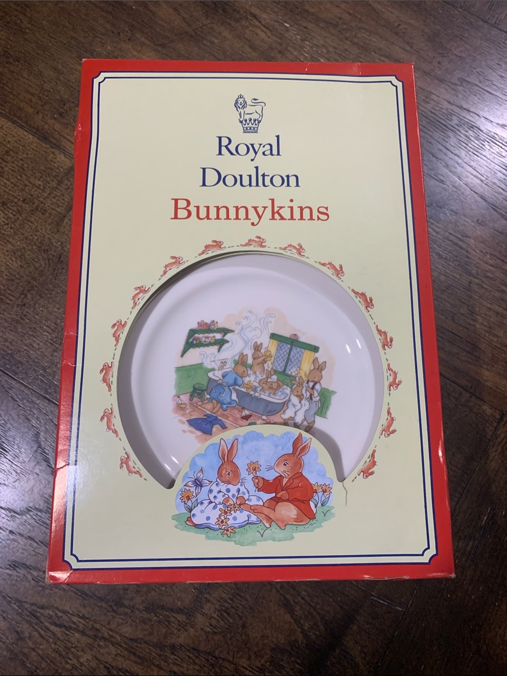 VINTAGE UNOPENED  Royal Doulton Bunnykins 3 piece set (bowl,mug,plate)